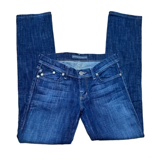 Rock & Republic Dark Wash Jeans Size 27 - Picture 2 of 8